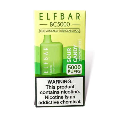 Elf Bar BC5000 Sour Candy Disposable Best Sales Price - Disposables