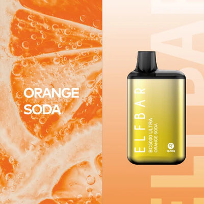 Elf Bar Ultra 50MG Orange Soda Best Sales Price - Disposables
