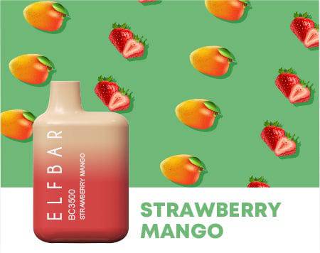 Elf Bar Ultra 50MG Strawberry Mango flavor