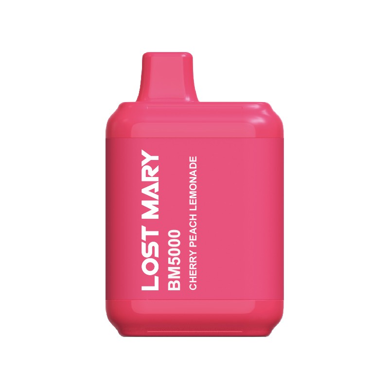 Lost Mary BM5000 Vape Rechargeable Disposable Kit 5000 Puffs 14ml Cherry Peach Lemonade