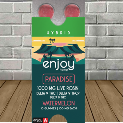 Enjoy Hemp Live Rosin D9 | THCP | D8 Blister Pack 1000mg Best Sales Price - Edibles
