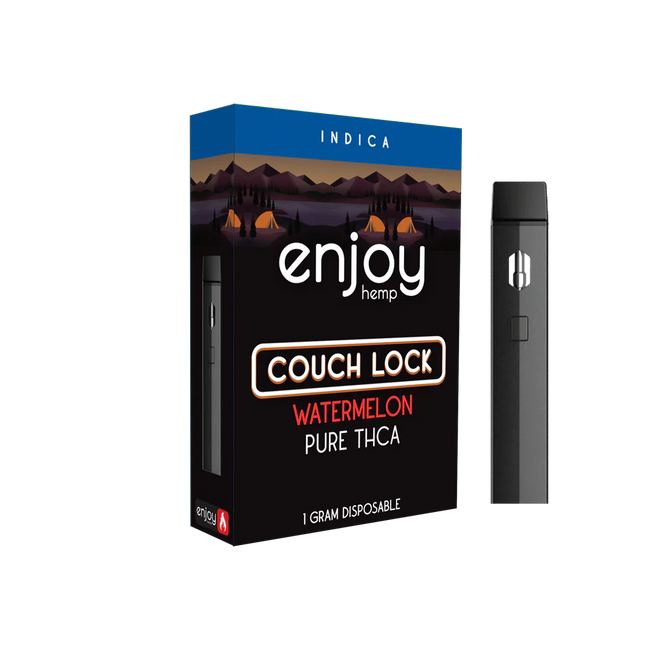 Enjoy Hemp Pure THCA 1ml Disposable for Couch Lock - Watermelon - Indica
