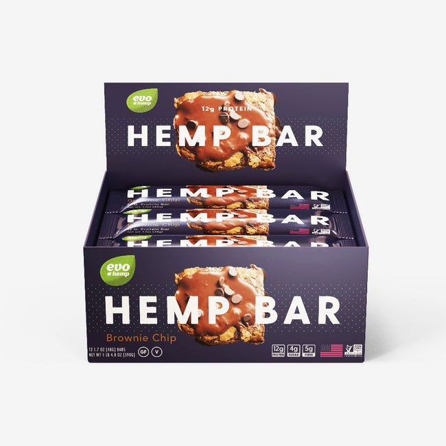 Evo Hemp Brownie Chip Hemp Protein Bars Best Sales Price - Gummies
