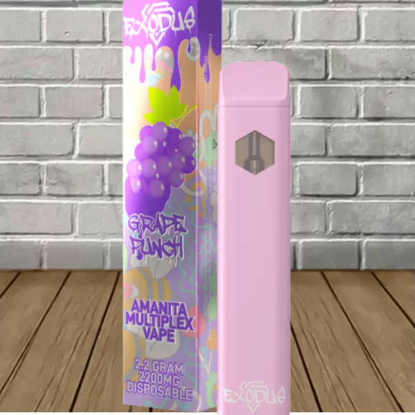 Exodus - Amanita Mushy Vape Disposable 2.2g 12 Exodus Mushy Vapes Review:  Everything You Need To Know - Best Portable Mushy Vapes By Exodus
