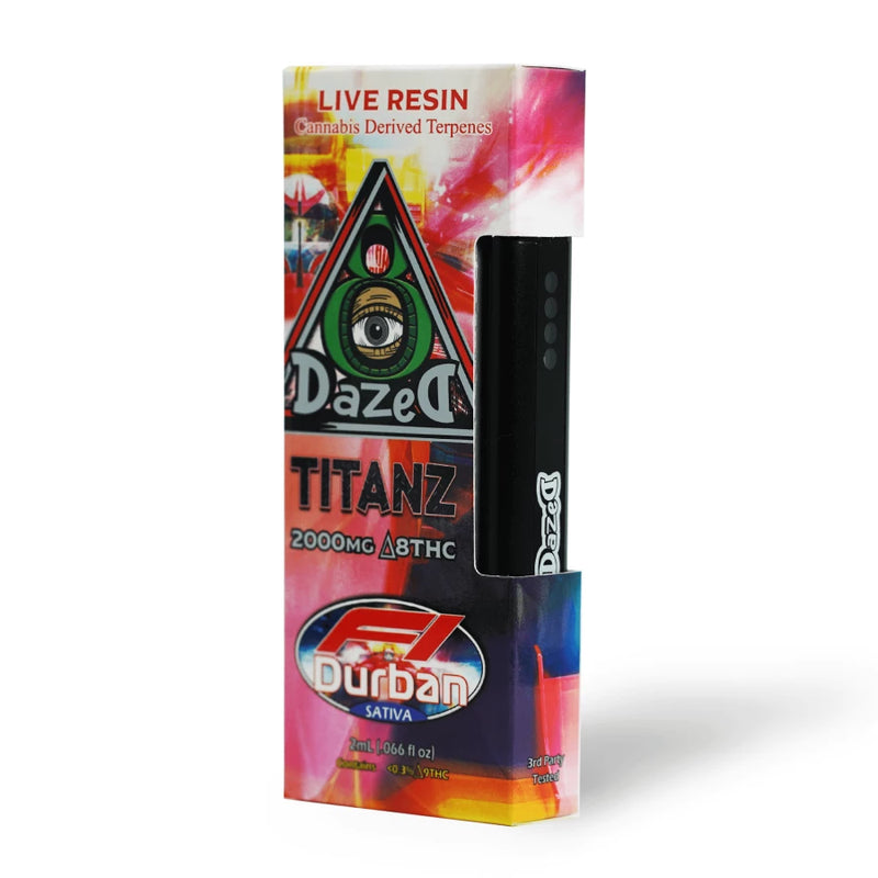 Live Resin Carts - DazeD8 F1 Durban Live Resin Delta 8 Disposable Vape Best Sales Price - Vape Pens