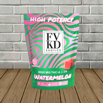 FVKD Exotics High Potency THCa + D9 Gummies 6000mg Best Sales Price - Gummies