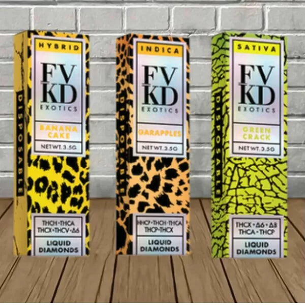 FVKD Exotics Liquid Diamonds Disposable 3.5g Best Sales Price - Vape Pens