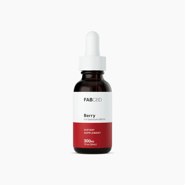 Fab CBD Full Spectrum CBD Oil Berry Flavor Best Sales Price - Tincture Oil