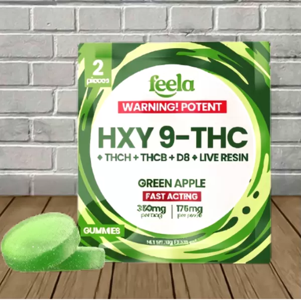 Feela Live Resin HXY-9 + THCH + THCB Gummies 2ct Best Sales Price - Gummies