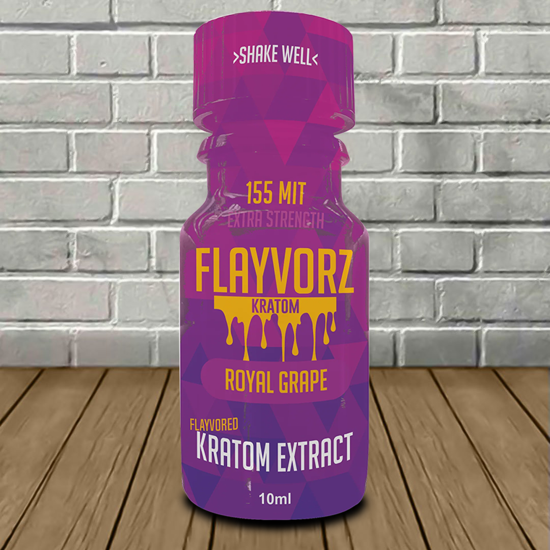 Flayvorz Extra Strength Kratom Extract Shot 155mg Best Sales Price - CBD