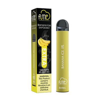 Fume Extra Banana Ice 1500 Puffs Best Sales Price - Disposables