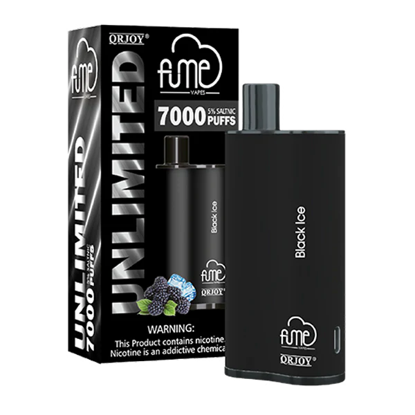Fume Unlimited BLACK ICE 7000 Puffs Best Sales Price - Disposables