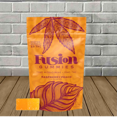 Fusion Delta 9 THC + Kratom Gummies 2ct Best Sales Price - Gummies