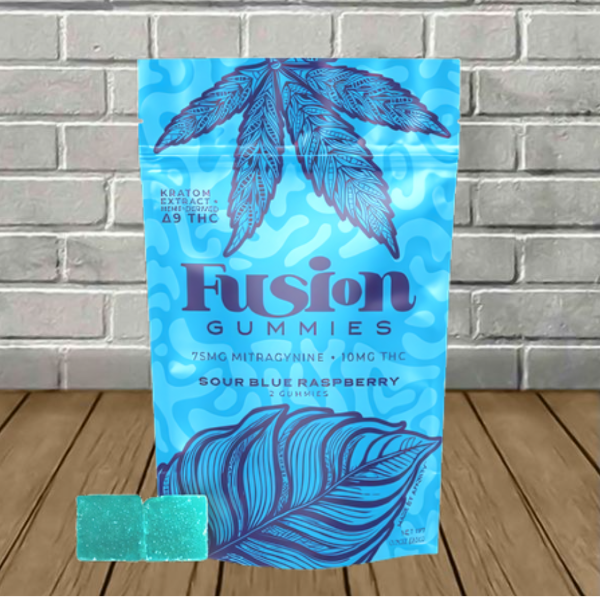 Fusion Delta 9 THC + Kratom Gummies 2ct Best Sales Price - Gummies