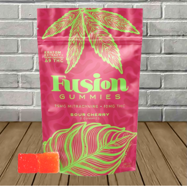 Fusion Delta 9 THC + Kratom Gummies 2ct Best Sales Price - Gummies