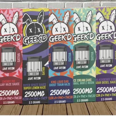 GEEK’D Extracts Delta 8 + PHC Disposable 2.5g Best Sales Price - Vape Pens