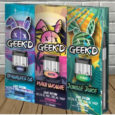 GEEK’D Extracts Knockout Blend Disposable 2.5g Best Sales Price - Vape Pens