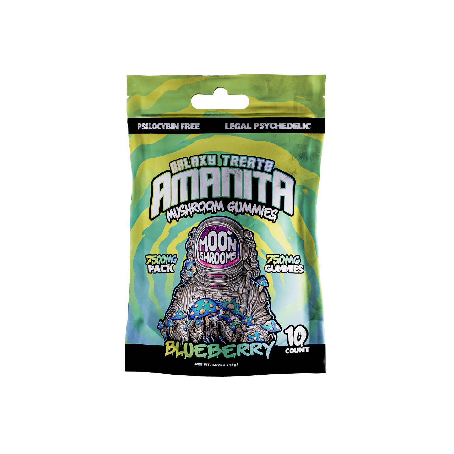 Galaxy Treats Blueberry Amanita Mushroom Gummies Best Sales Price - Gummies