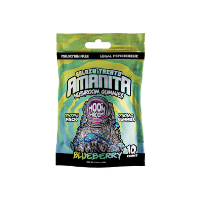 Galaxy Treats Blueberry Amanita Mushroom Gummies Best Sales Price - Gummies