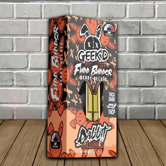 Geek’d Extracts Dabbit Season THCa 20x Cartridge 0.5g Best Sales Price - Vape Cartridges