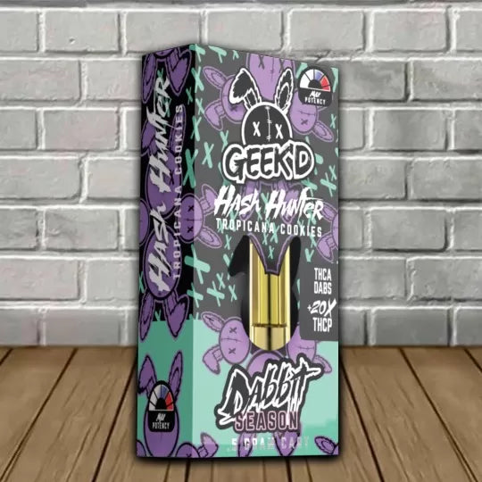 Geek’d Extracts Dabbit Season THCa 20x Cartridge 0.5g Best Sales Price - Vape Cartridges