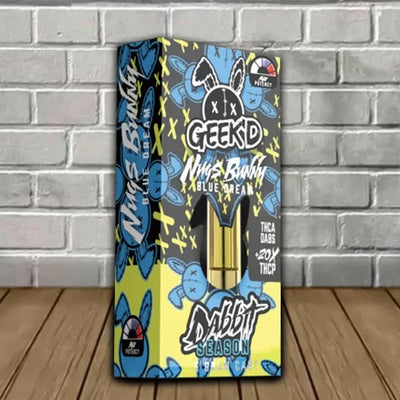 Geek’d Extracts Dabbit Season THCa 20x Cartridge 0.5g Best Sales Price - Vape Cartridges