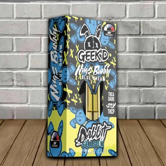 Geek’d Extracts Dabbit Season THCa 20x Cartridge 0.5g Best Sales Price - Vape Cartridges