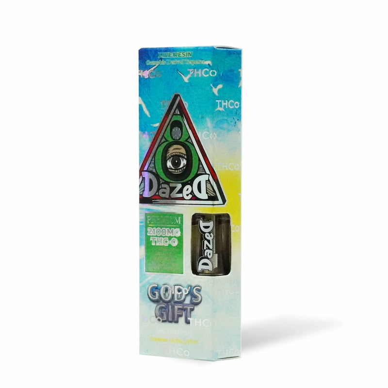 Live Resin Carts - DazeD8 God’s Gift Live Resin THC-O Cartridge (2.1g) Best Sales Price - Vape Cartridges