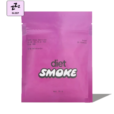 Diet Smoke Grape Sleep Gummies DELTA-8 THC Best Sales Price - Gummies