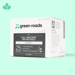 Green Roads Full Spectrum CBD Softgels - (30ct) 750mg Best Sales Price - Edibles