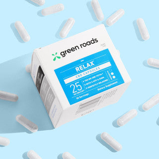 Green Roads Relax CBD Capsules - (30ct) 750mg Best Sales Price - Edibles