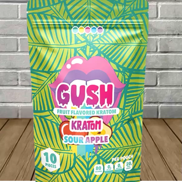 Gush Fruit Flavored Kratom Extract Gummies 200mg Best Sales Price - Kratom