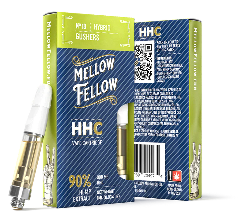 Mellow Fellow Gushers (Hybrid) HHC 1ml Vape Cartridge Best Sales Price - Vape Cartridges