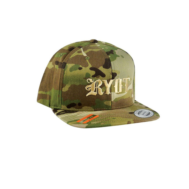 RYOT Logo Classic Snapback Hat – Brown Camo Best Sales Price - RYOT