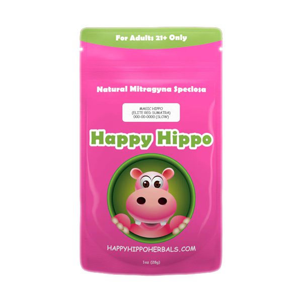 Magic Hippo Elite Red Vein Sumatra Kratom Capsules