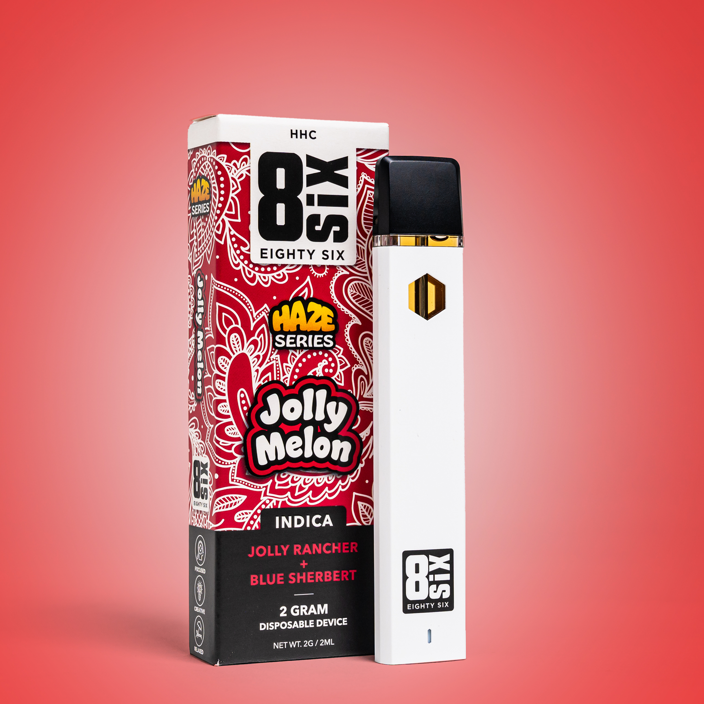 Eighty Six Jolly Melon HHC 2G Disposable (Jolly Rancher) Best Sales Price - Vape Pens