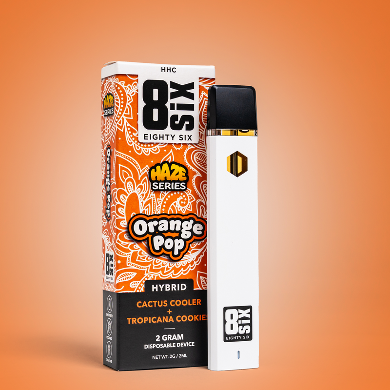 Eighty Six Orange Pop HHC 2G Disposable (Cactus Cooler) Best Sales Price - Vape Pens