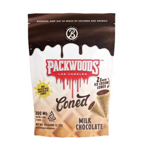 HHC Edible - Infused Waffle Cones - Milk Chocolate by Packwoods Best Sales Price - Gummies