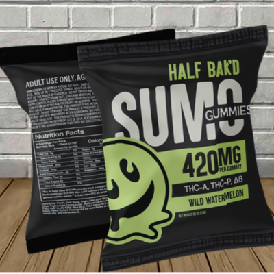 Half Bak’d Sumo Blend Gummies 2ct 420mg Best Sales Price - Gummies