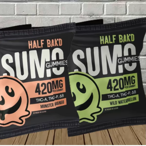 Half Bak’d Sumo Blend Gummies 2ct 420mg Best Sales Price - Gummies