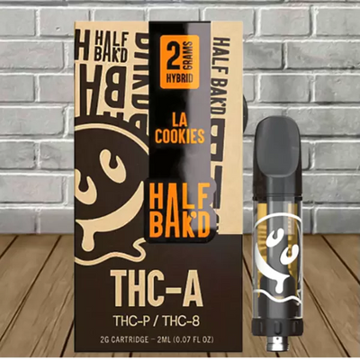 Half Bak’d THCa | THCP | D8 Vape Cartridge 2g Best Sales Price - Vape Cartridges