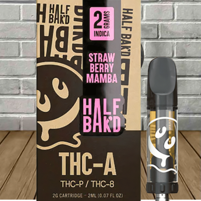 Half Bak’d THCa | THCP | D8 Vape Cartridge 2g Best Sales Price - Vape Cartridges