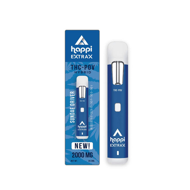 Happi Extrax Sundae Driver THCP + THC-O + THCv Disposable (2g) Best Sales Price - Vape Pens