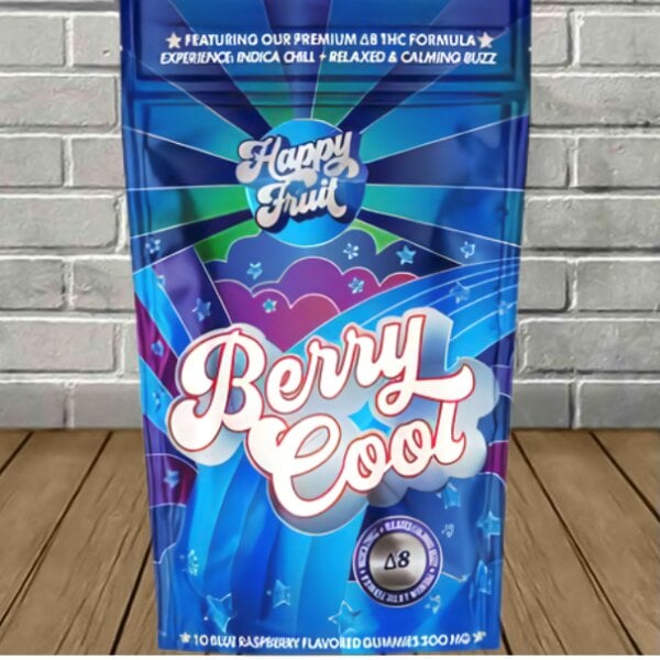 Happy Fruit Berry Cool Gummies Delta 8 THC Best Sales Price - Gummies