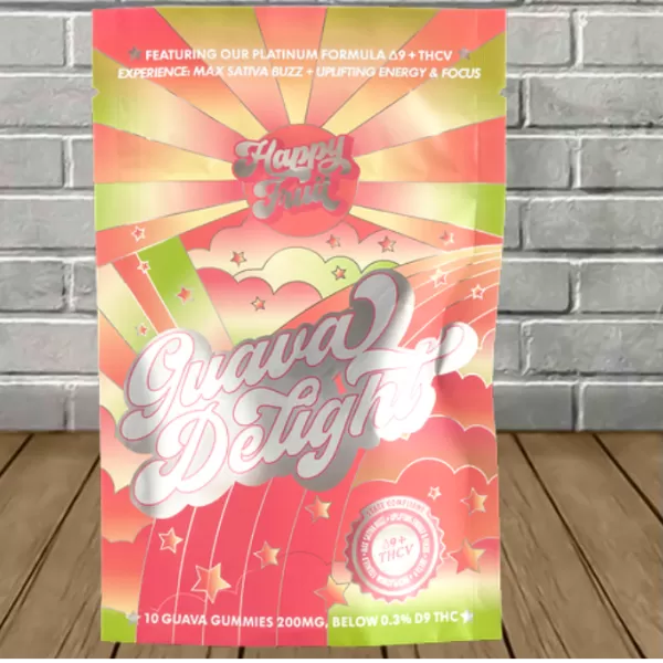 Happy Fruit Guava Delight Gummies D9 | THCV Best Sales Price - Gummies