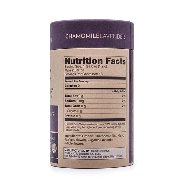 Pure Hemp Tea – Chamomile Lavender Flavor Best Sales Price - Edibles