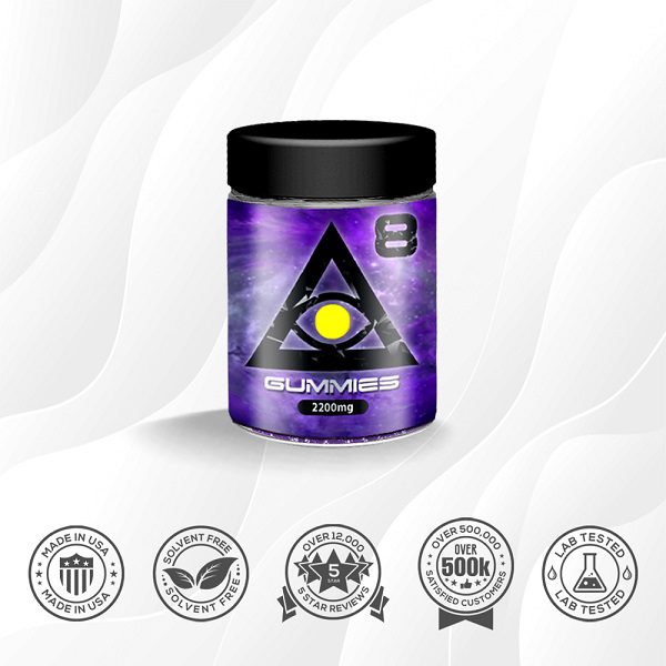 iDELTA Black Hole Delta 8 Gummies 2200mg (20 Pack) 110mg per gummy Best Sales Price - Gummies