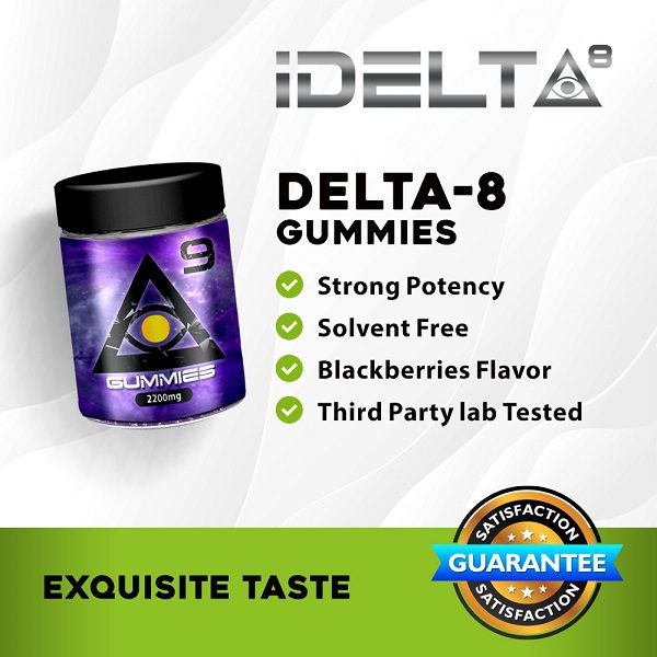 iDELTA Premium Black Hole Delta 9 Blend Gummies 2200mg Best Sales Price - Gummies