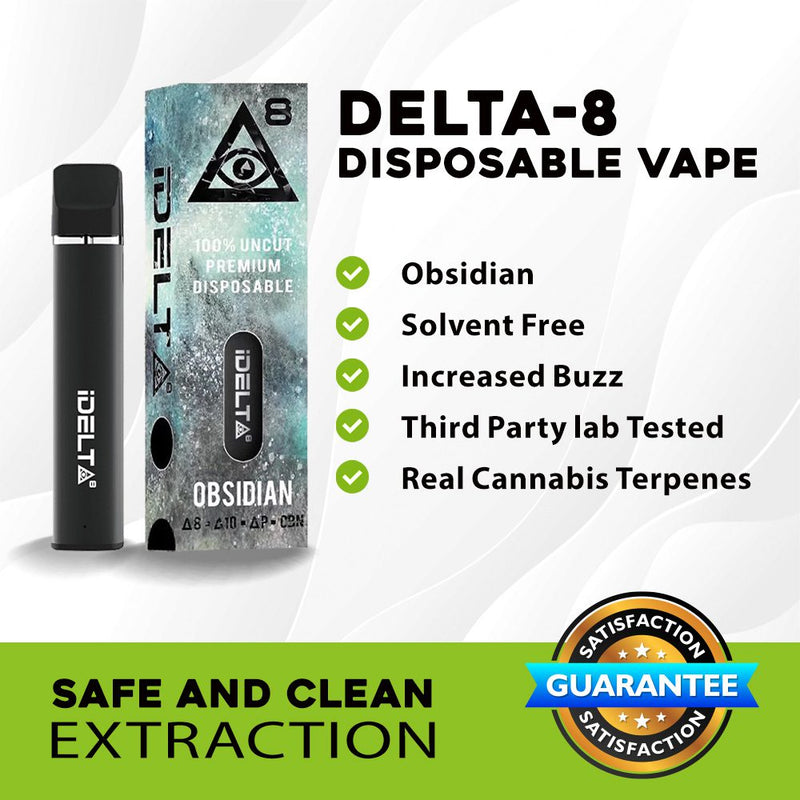 iDELTA8 Obsidian Blend Disposable | Delta 8 | THCP | Delta10 | CBN Best Sales Price - Vape Pens