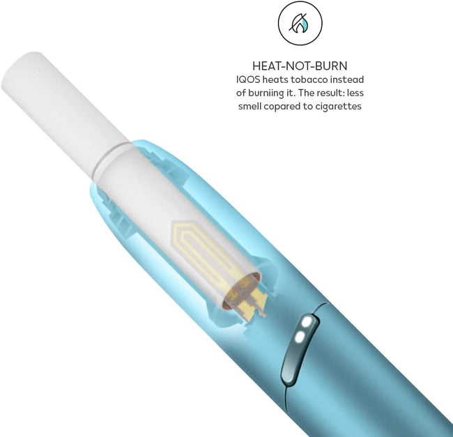 IQOS ORIGINALS DUO Kit, Turquoise - Heat Not Burn Device Alternative to Smoking Heated Tobacco Best Sales Price - Vape Kits